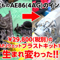 APJウェットブラストキット AE86 4AGインマニ