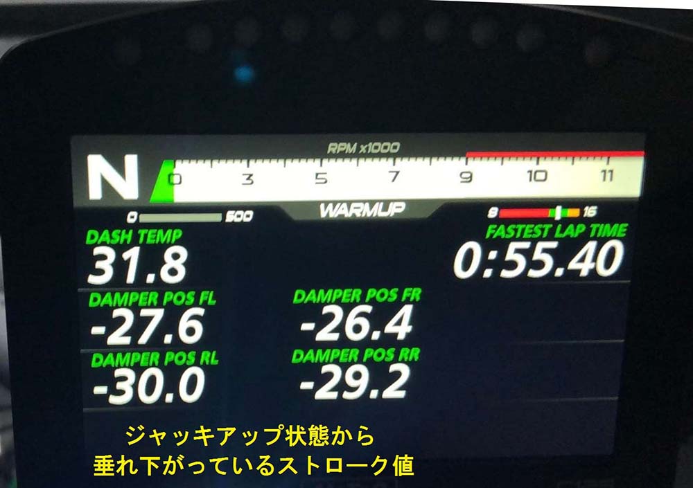 APJ車高調ストロークセンサー