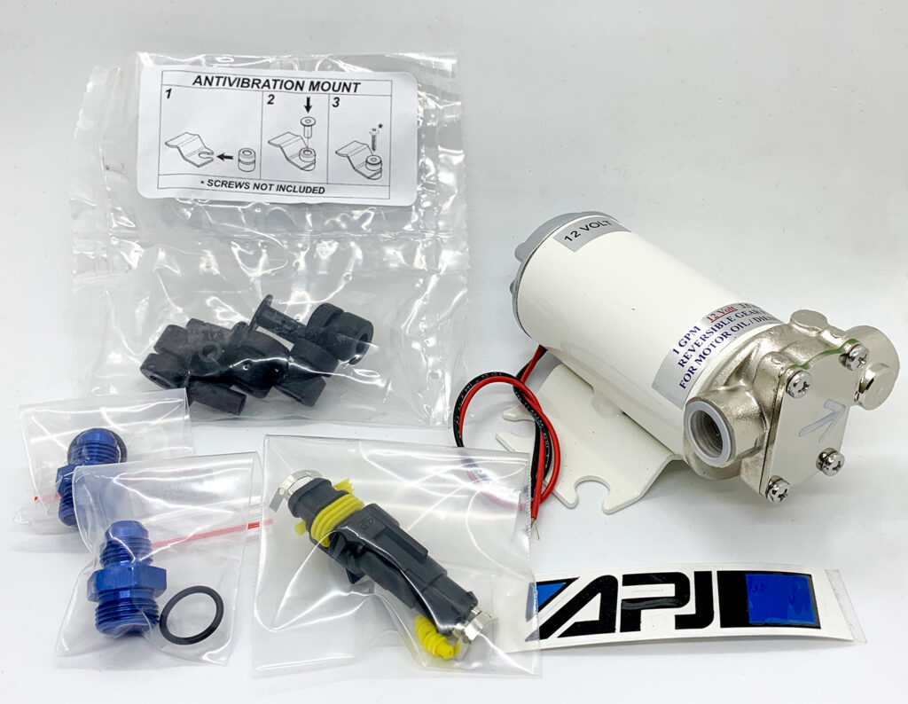 APJミッションオイル循環用インボリュートギヤオイルポンプセット